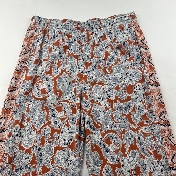 Hei Hei Printed Wide Leg Summer Weight Wide Leg Pant L - Picture 2 of 7